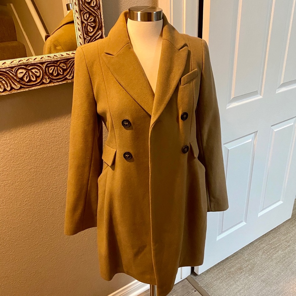 Comptoir Des Cotonniers Tan Pea Coat